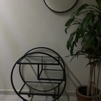 Carrito Bar Circular — KZA Design