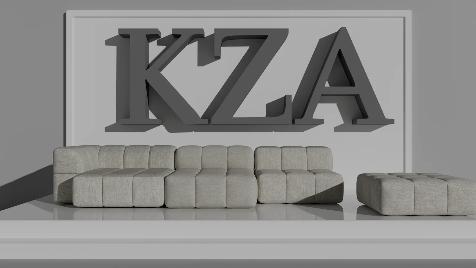 Sofá OSSENCUBE lateral — KZA Design